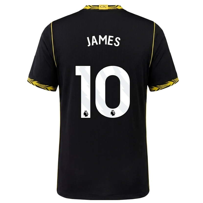 Danxen Kinder Lauren James #10 Schwarz Gelb Auswärtstrikot Trikot 2026/27 T-Shirt Schweiz