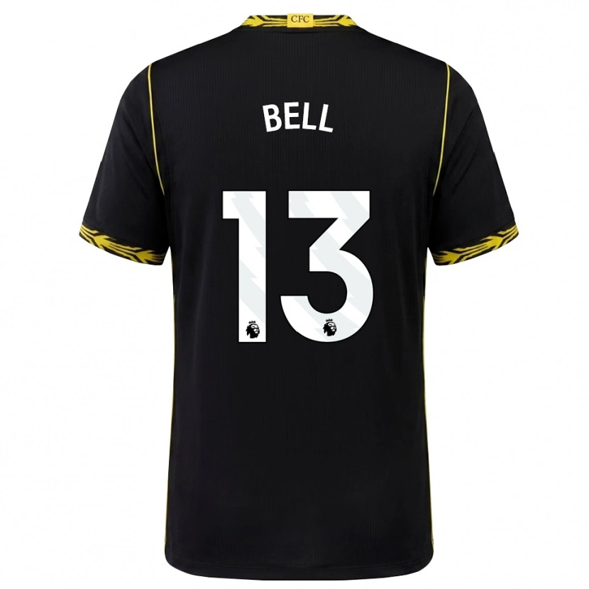 Danxen Kinder Toby Bell #13 Schwarz Gelb Auswärtstrikot Trikot 2026/27 T-Shirt Schweiz