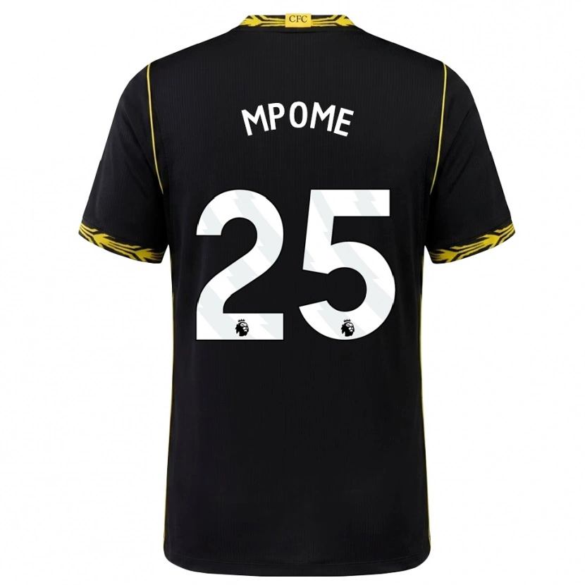 Danxen Kinder Maelys Mpome #25 Schwarz Gelb Auswärtstrikot Trikot 2026/27 T-Shirt Schweiz