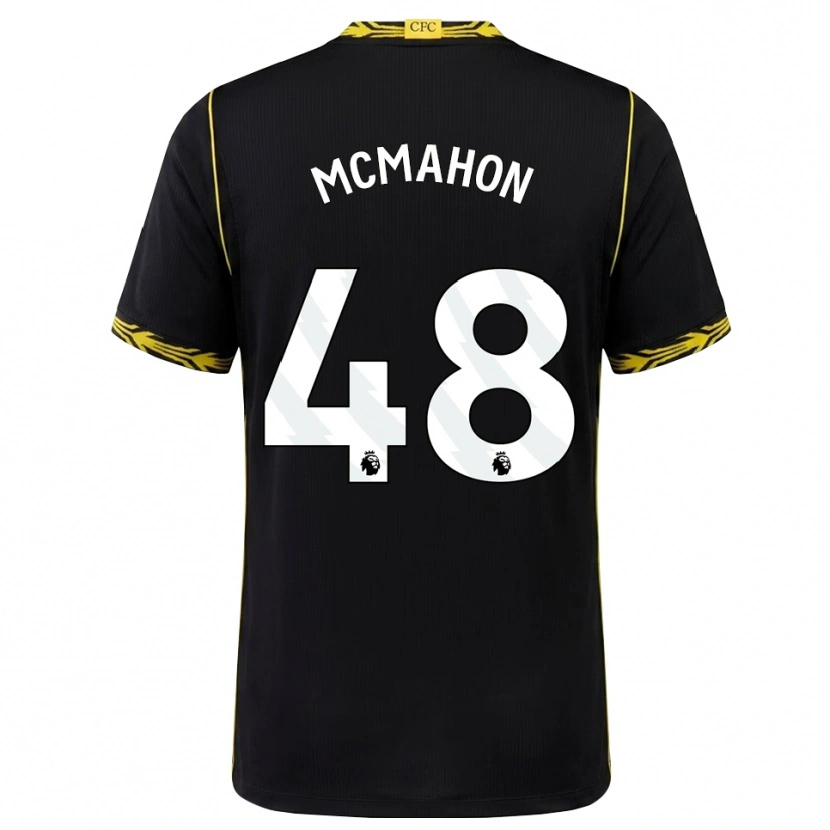 Danxen Kinder Harrison Mcmahon #48 Schwarz Gelb Auswärtstrikot Trikot 2026/27 T-Shirt Schweiz
