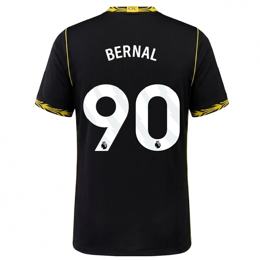 Danxen Kinder Freddy Bernal #90 Schwarz Gelb Auswärtstrikot Trikot 2026/27 T-Shirt Schweiz