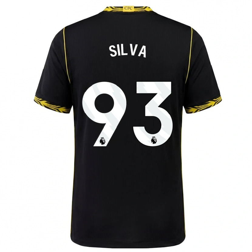 Danxen Kinder Isaac Badu #93 Schwarz Gelb Auswärtstrikot Trikot 2026/27 T-Shirt Schweiz