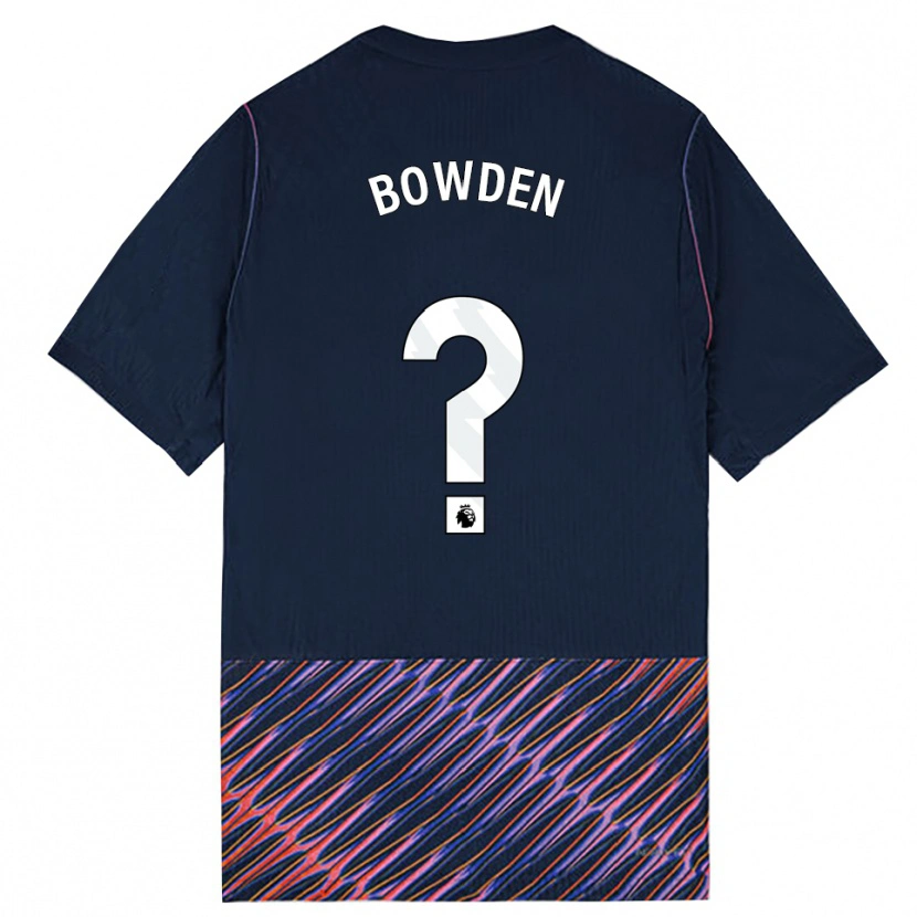Danxen Kinder Jamie Bowden #0 Königlich Blau Weiß Auswärtstrikot Trikot 2026/27 T-Shirt Schweiz