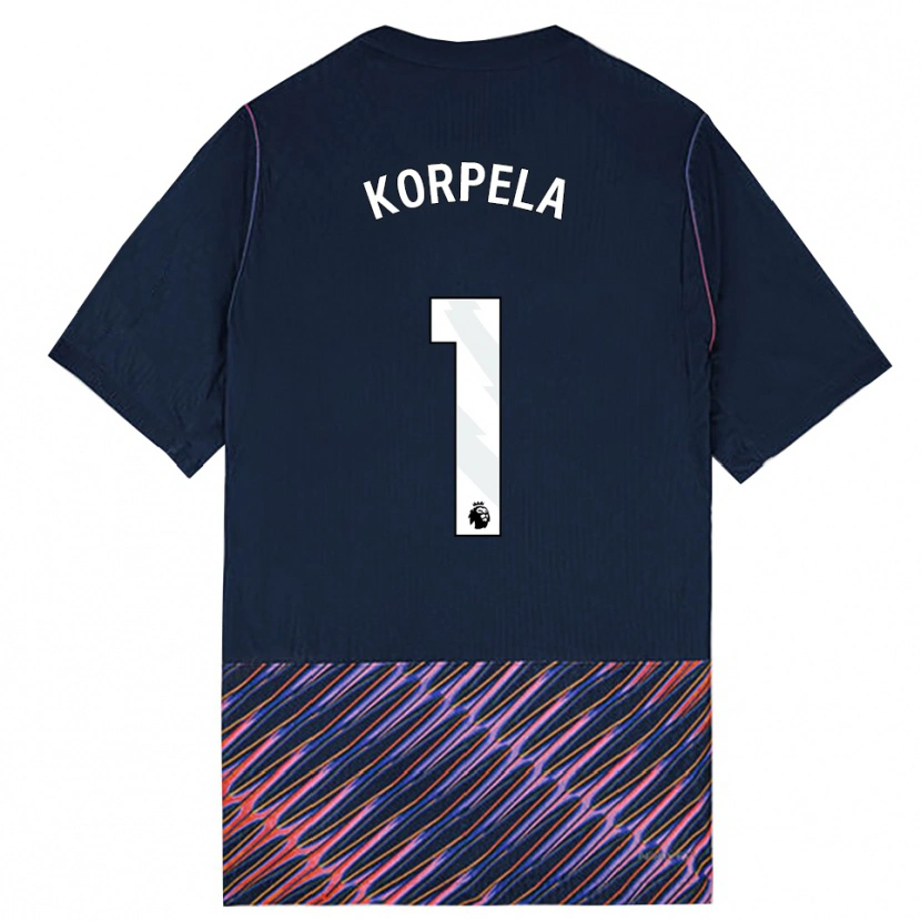 Danxen Kinder Tinja-Riikka Korpela #1 Königlich Blau Weiß Auswärtstrikot Trikot 2026/27 T-Shirt Schweiz