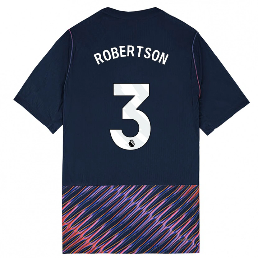 Danxen Kinder Andrew Robertson #3 Königlich Blau Weiß Auswärtstrikot Trikot 2026/27 T-Shirt Schweiz