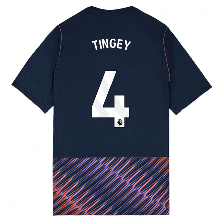 Danxen Kinder Tyler Tingey #4 Königlich Blau Weiß Auswärtstrikot Trikot 2026/27 T-Shirt Schweiz