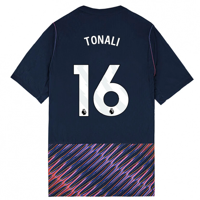 Danxen Kinder Sandro Tonali #16 Königlich Blau Weiß Auswärtstrikot Trikot 2026/27 T-Shirt Schweiz