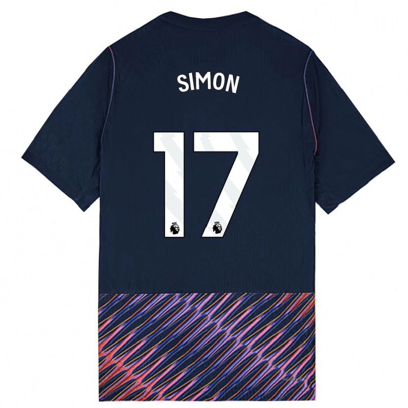 Danxen Kinder Kyah Simon #17 Königlich Blau Weiß Auswärtstrikot Trikot 2026/27 T-Shirt Schweiz