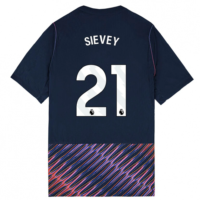 Danxen Kinder Max Sievey #21 Königlich Blau Weiß Auswärtstrikot Trikot 2026/27 T-Shirt Schweiz
