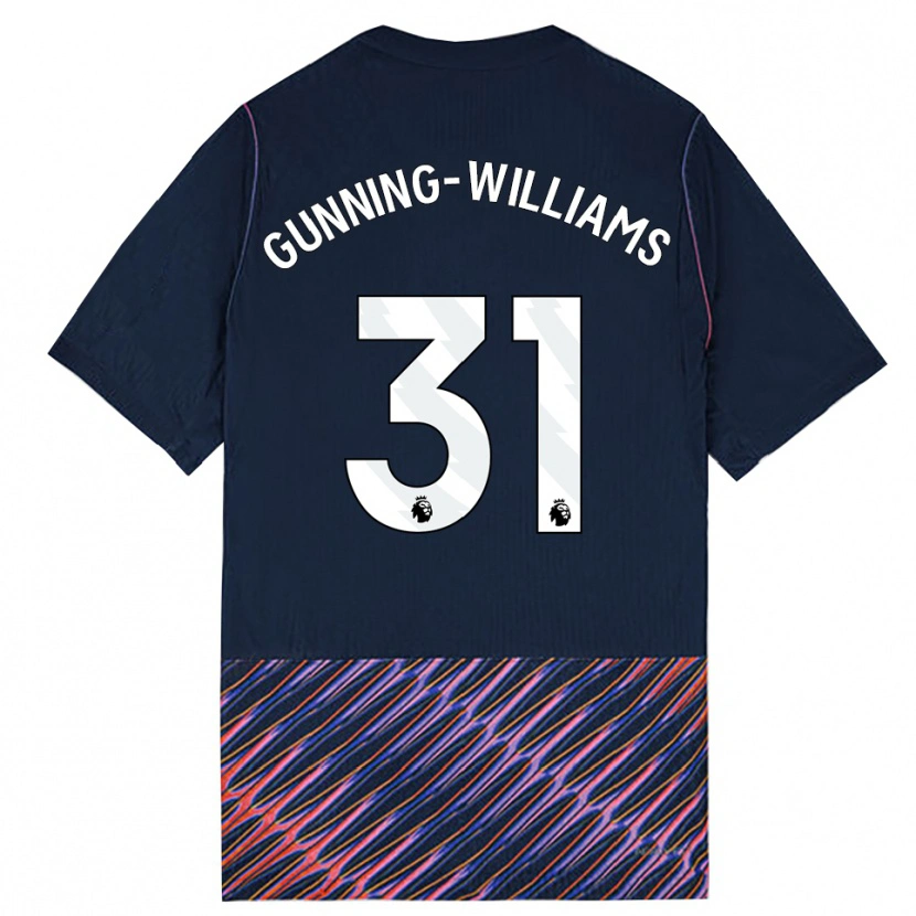 Danxen Kinder Lenna Gunning-Williams #31 Königlich Blau Weiß Auswärtstrikot Trikot 2026/27 T-Shirt Schweiz