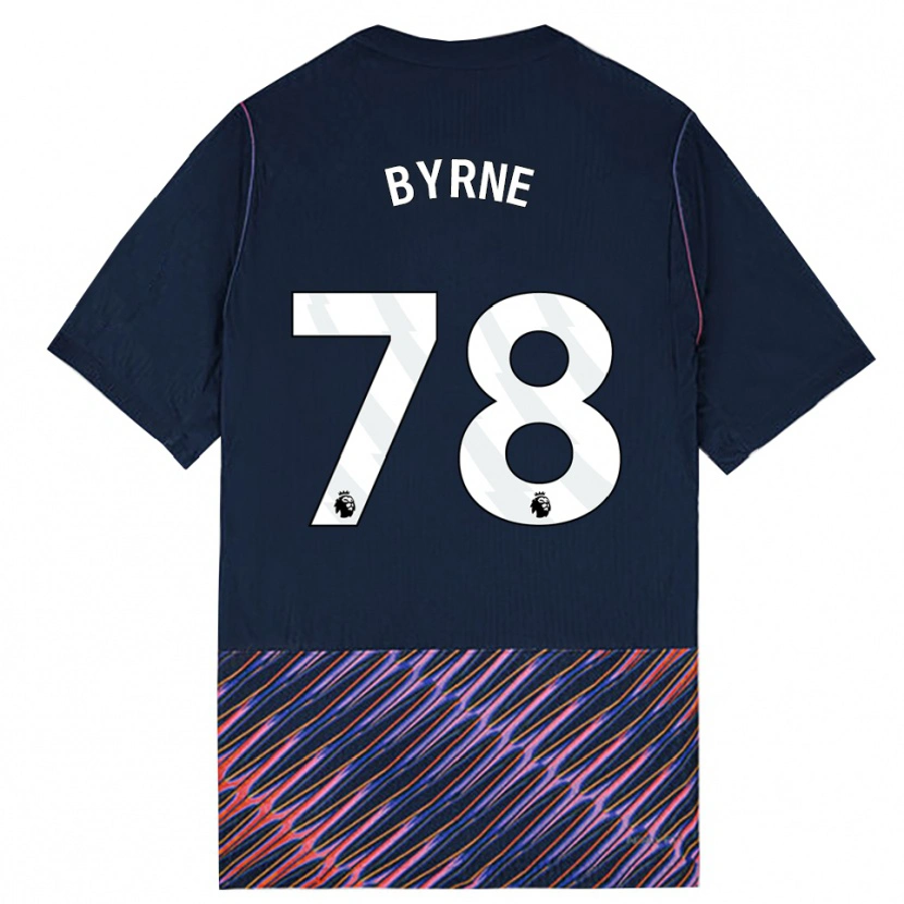 Danxen Kinder Harry Byrne #78 Königlich Blau Weiß Auswärtstrikot Trikot 2026/27 T-Shirt Schweiz