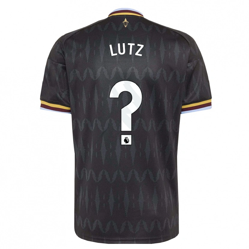 Danxen Kinder Charlie Lutz #0 Kornblumenblau Schwarz Gelb Auswärtstrikot Trikot 2026/27 T-Shirt Schweiz