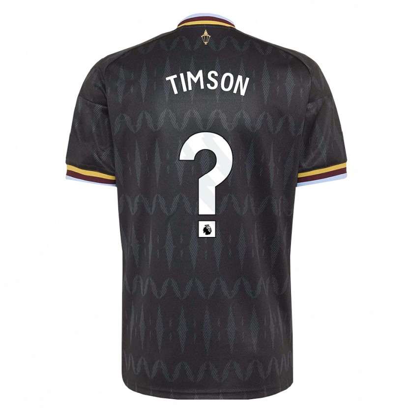 Danxen Kinder Nile Timson #0 Kornblumenblau Schwarz Gelb Auswärtstrikot Trikot 2026/27 T-Shirt Schweiz
