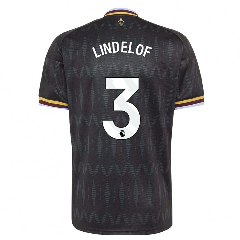 Danxen Kinder Victor Lindelöf #3 Kornblumenblau Schwarz Gelb Auswärtstrikot Trikot 2026/27 T-Shirt Schweiz