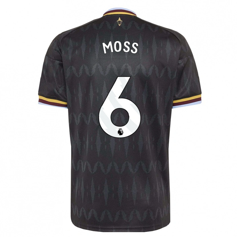 Danxen Kinder Lennon Moss #6 Kornblumenblau Schwarz Gelb Auswärtstrikot Trikot 2026/27 T-Shirt Schweiz