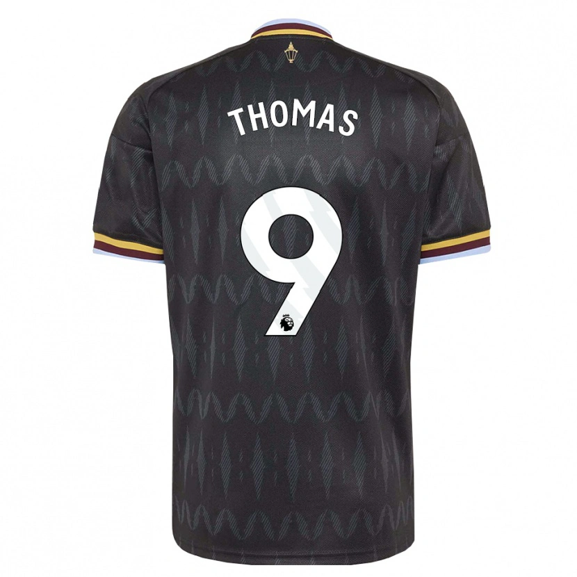 Danxen Kinder George Thomas #9 Kornblumenblau Schwarz Gelb Auswärtstrikot Trikot 2026/27 T-Shirt Schweiz