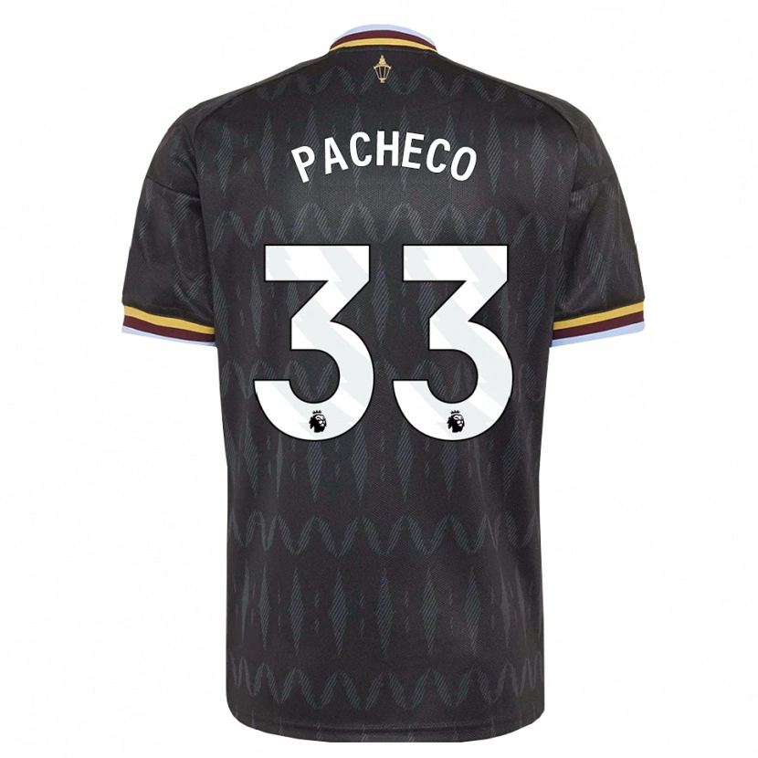 Danxen Kinder Maz Pacheco #33 Kornblumenblau Schwarz Gelb Auswärtstrikot Trikot 2026/27 T-Shirt Schweiz