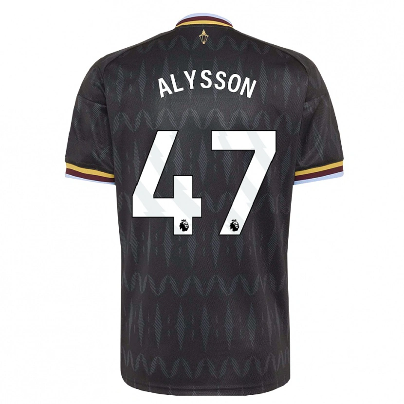 Danxen Kinder Alysson Edward Franco Da Rocha #47 Kornblumenblau Schwarz Gelb Auswärtstrikot Trikot 2026/27 T-Shirt Schweiz