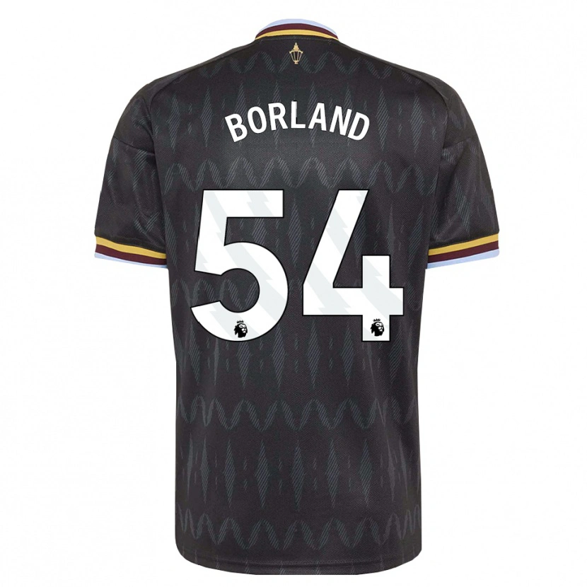 Danxen Kinder Aidan Borland #54 Kornblumenblau Schwarz Gelb Auswärtstrikot Trikot 2026/27 T-Shirt Schweiz