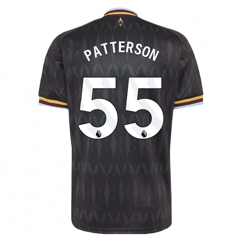 Danxen Kinder Travis Patterson #55 Kornblumenblau Schwarz Gelb Auswärtstrikot Trikot 2026/27 T-Shirt Schweiz
