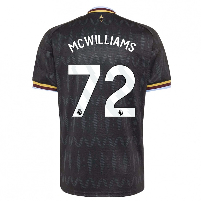 Danxen Kinder Ashton Mcwilliams #72 Kornblumenblau Schwarz Gelb Auswärtstrikot Trikot 2026/27 T-Shirt Schweiz