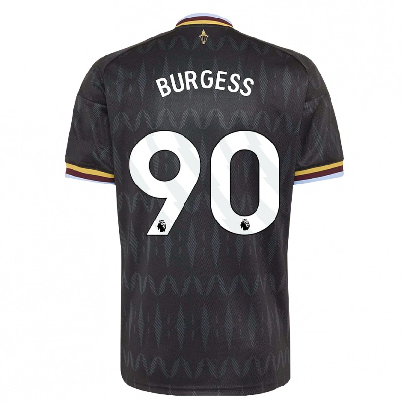 Danxen Kinder Woody Burgess #90 Kornblumenblau Schwarz Gelb Auswärtstrikot Trikot 2026/27 T-Shirt Schweiz
