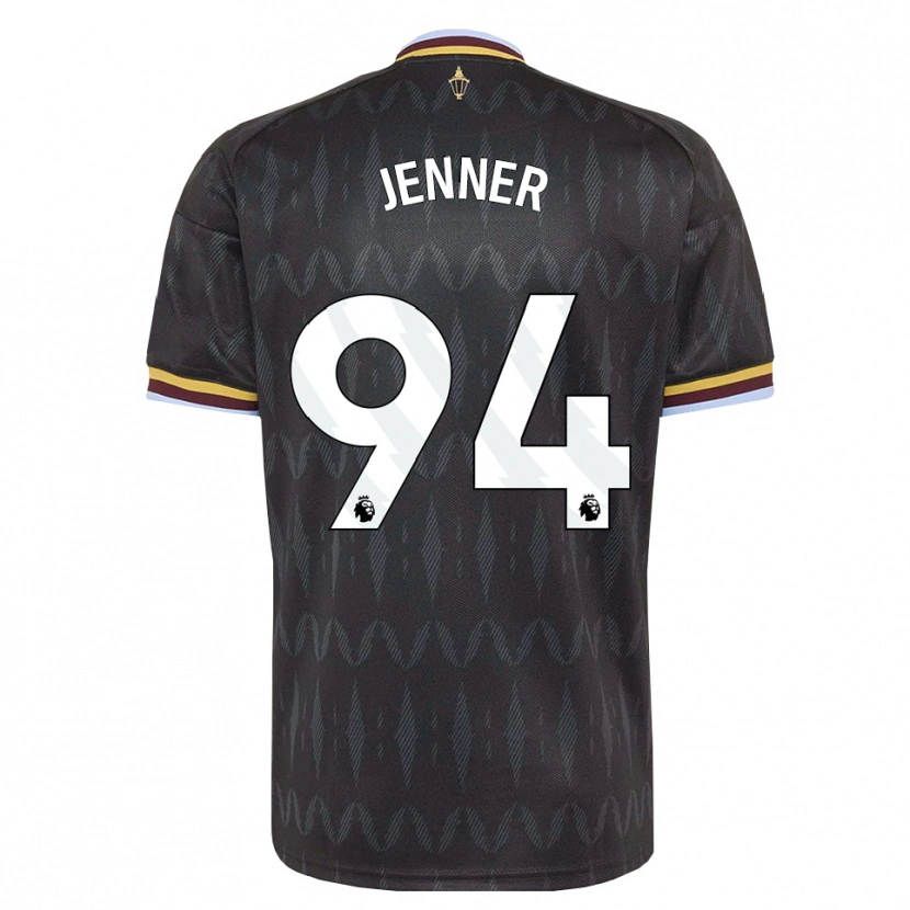 Danxen Kinder Max Jenner #94 Kornblumenblau Schwarz Gelb Auswärtstrikot Trikot 2026/27 T-Shirt Schweiz