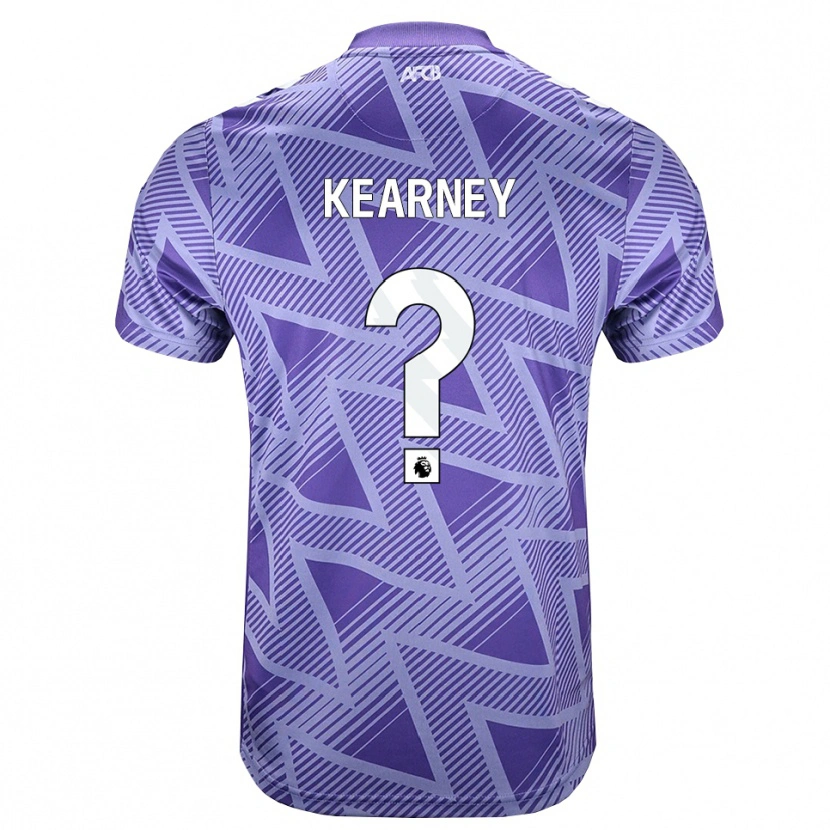 Danxen Kinder Damani Kearney #0 Blassesviolett Rot Weiß Auswärtstrikot Trikot 2026/27 T-Shirt Schweiz