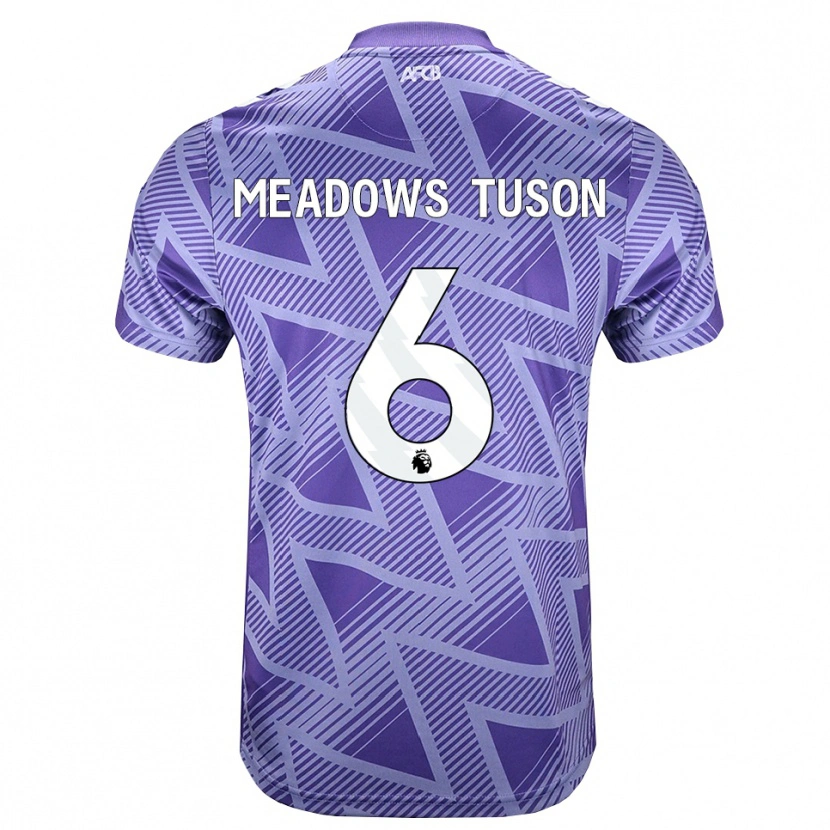 Danxen Kinder Freya Meadows Tuson #6 Blassesviolett Rot Weiß Auswärtstrikot Trikot 2026/27 T-Shirt Schweiz