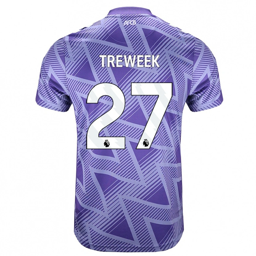 Danxen Kinder Amber Treweek #27 Blassesviolett Rot Weiß Auswärtstrikot Trikot 2026/27 T-Shirt Schweiz