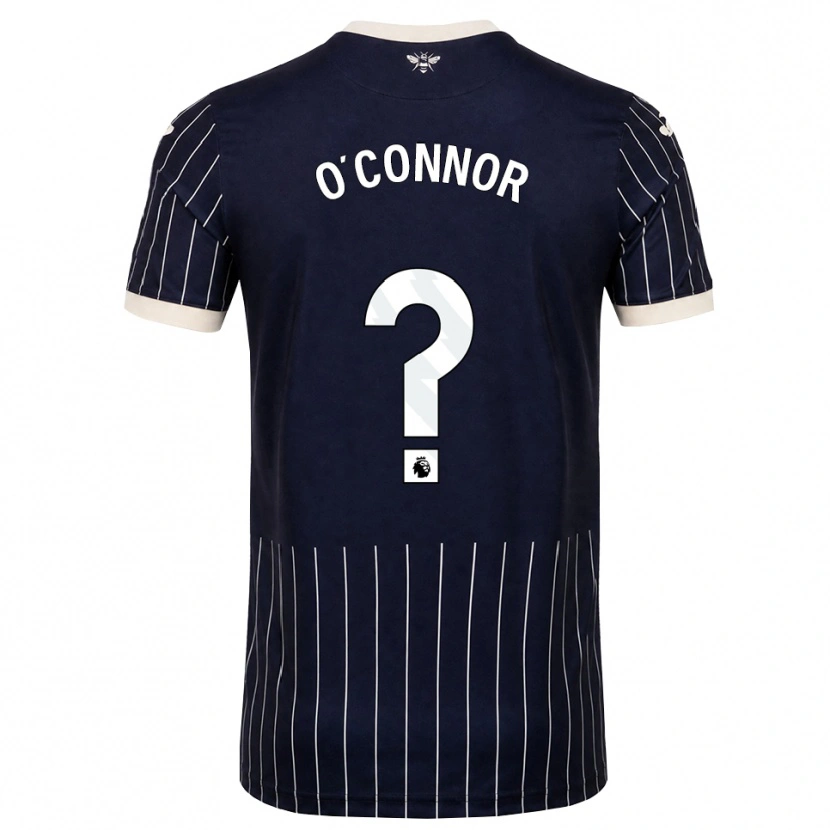 Danxen Kinder Donal O'connor #0 Schwarz Weiß Auswärtstrikot Trikot 2026/27 T-Shirt Schweiz