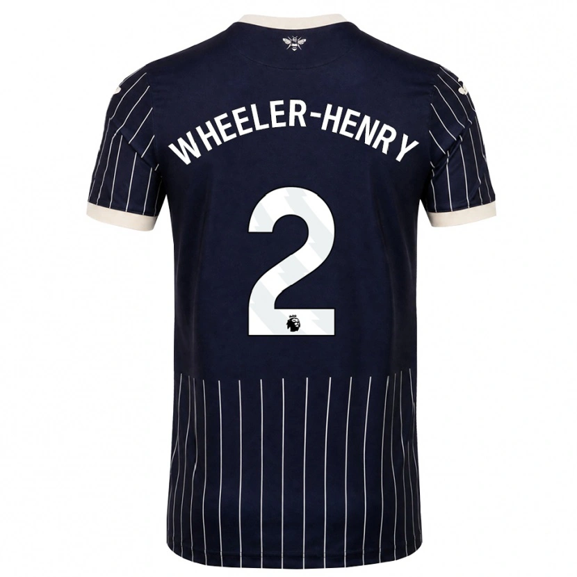 Danxen Kinder Joseph Wheeler-Henry #2 Schwarz Weiß Auswärtstrikot Trikot 2026/27 T-Shirt Schweiz