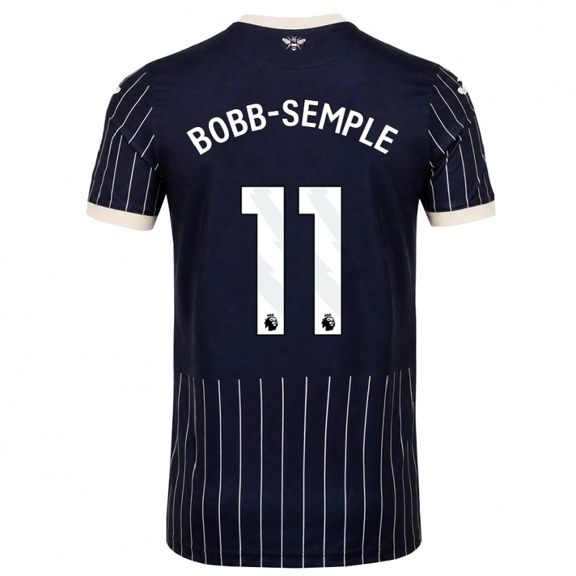 Danxen Kinder Domeiro Bobb-Semple #11 Schwarz Weiß Auswärtstrikot Trikot 2026/27 T-Shirt Schweiz