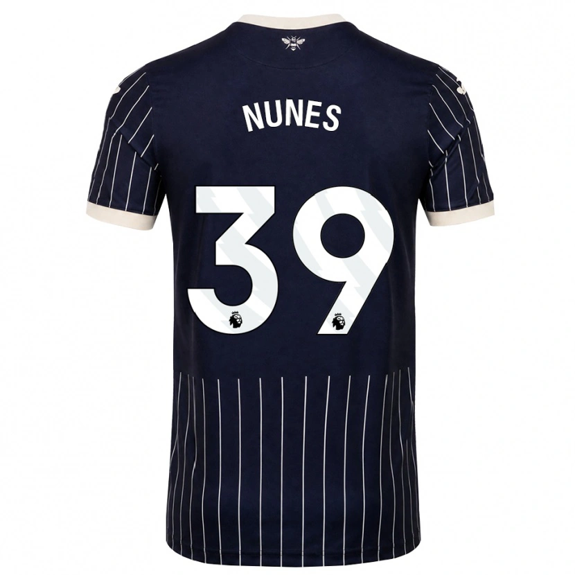 Danxen Kinder Gustavo Nunes #39 Schwarz Weiß Auswärtstrikot Trikot 2026/27 T-Shirt Schweiz