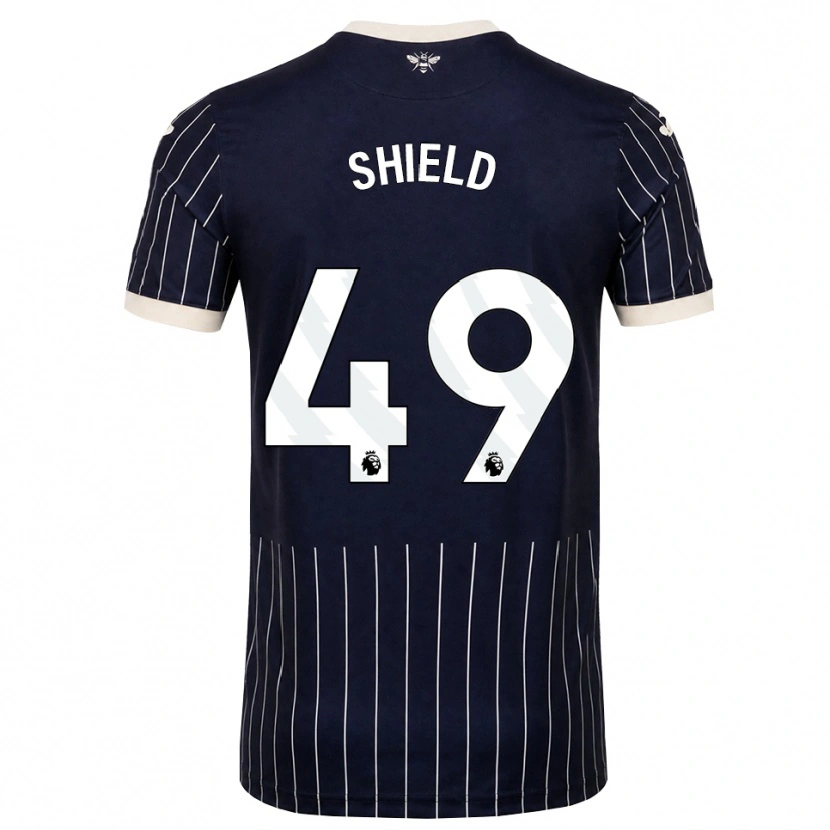 Danxen Kinder Ollie Shield #49 Schwarz Weiß Auswärtstrikot Trikot 2026/27 T-Shirt Schweiz
