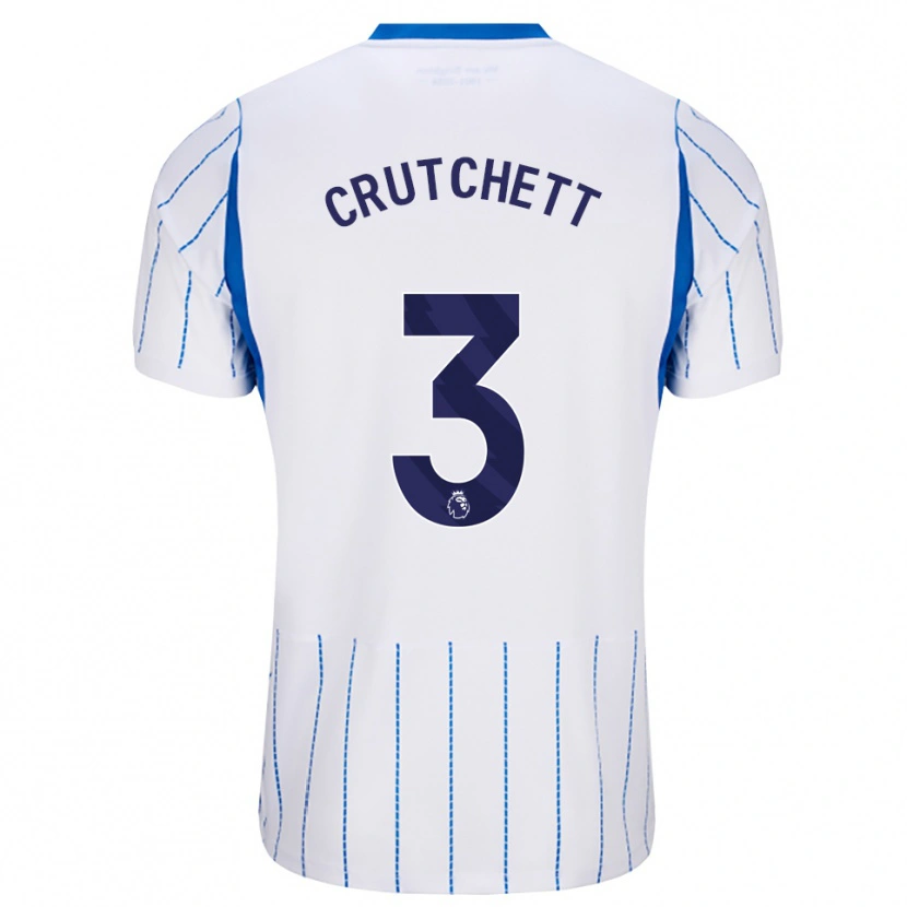 Danxen Kinder Liam Crutchett #3 Himmelblau Weiß Auswärtstrikot Trikot 2026/27 T-Shirt Schweiz