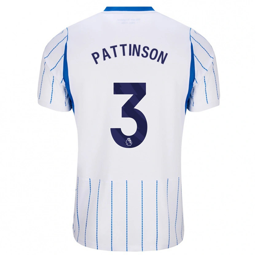 Danxen Kinder Poppy Pattinson #3 Himmelblau Weiß Auswärtstrikot Trikot 2026/27 T-Shirt Schweiz