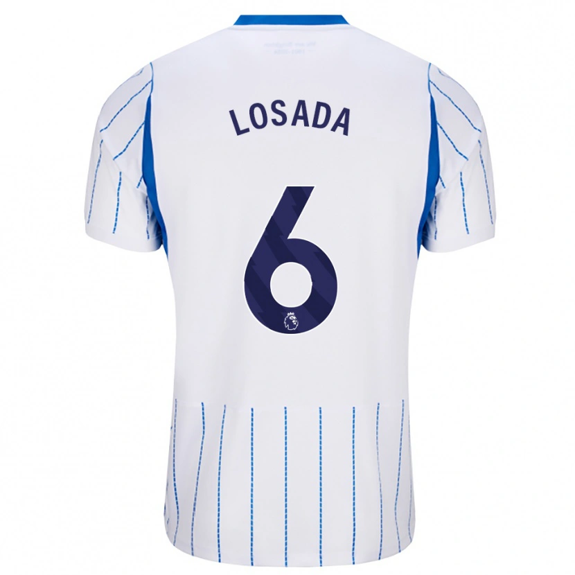 Danxen Kinder Vicky Losada #6 Himmelblau Weiß Auswärtstrikot Trikot 2026/27 T-Shirt Schweiz
