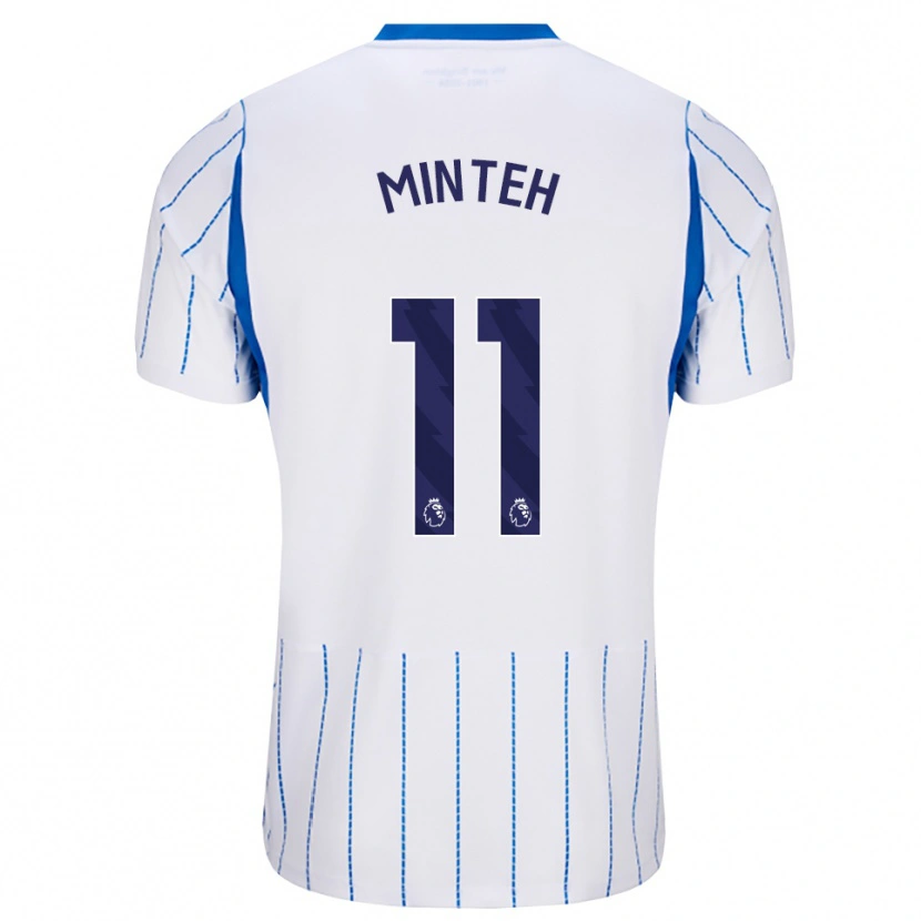 Danxen Kinder Yankuba Minteh #11 Himmelblau Weiß Auswärtstrikot Trikot 2026/27 T-Shirt Schweiz