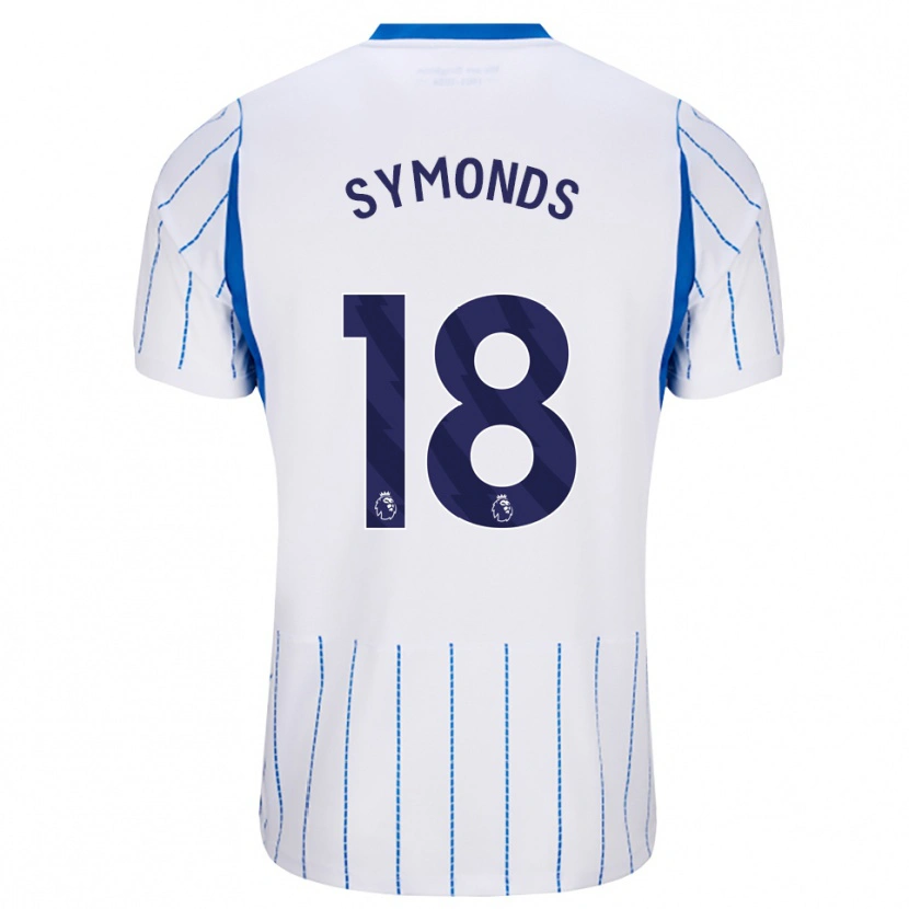 Danxen Kinder Maisie Symonds #18 Himmelblau Weiß Auswärtstrikot Trikot 2026/27 T-Shirt Schweiz