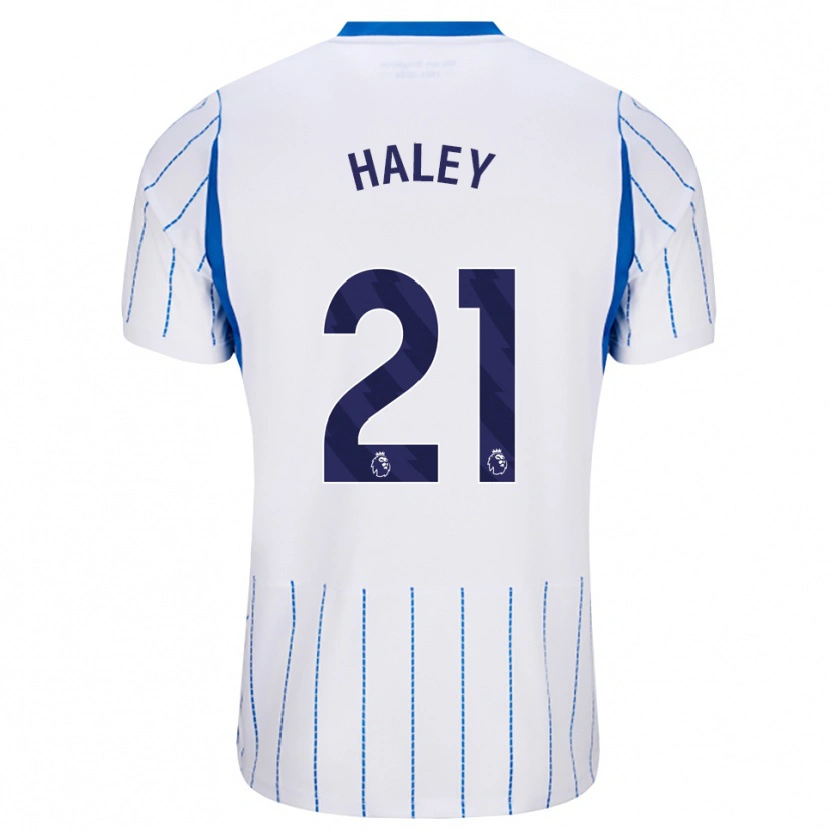 Danxen Kinder Madison Haley #21 Himmelblau Weiß Auswärtstrikot Trikot 2026/27 T-Shirt Schweiz