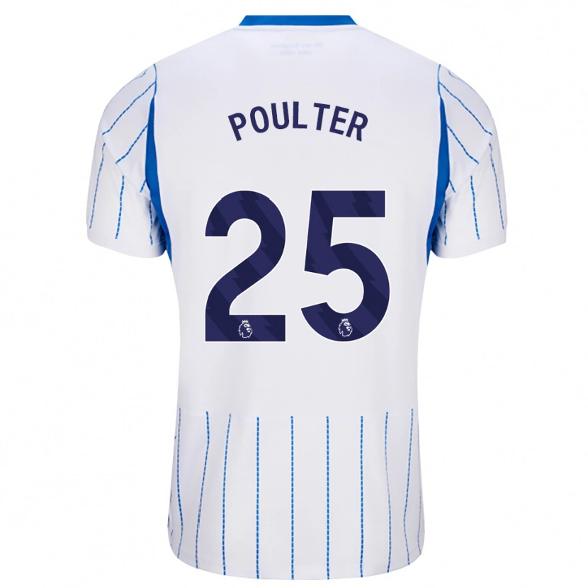 Danxen Kinder Hannah Poulter #25 Himmelblau Weiß Auswärtstrikot Trikot 2026/27 T-Shirt Schweiz