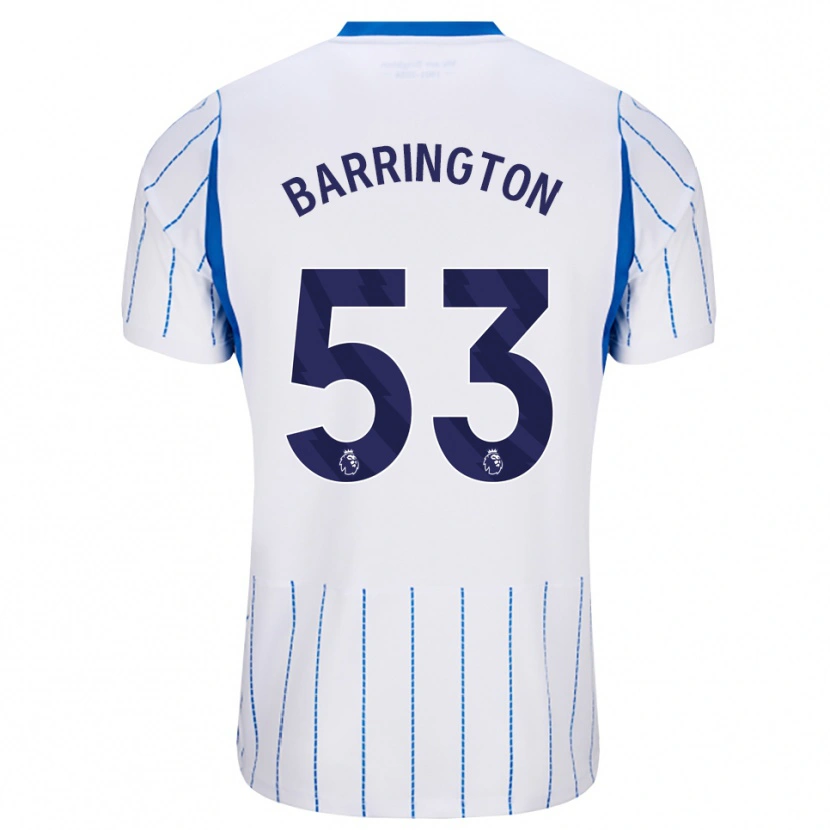 Danxen Kinder Luca Barrington #53 Himmelblau Weiß Auswärtstrikot Trikot 2026/27 T-Shirt Schweiz