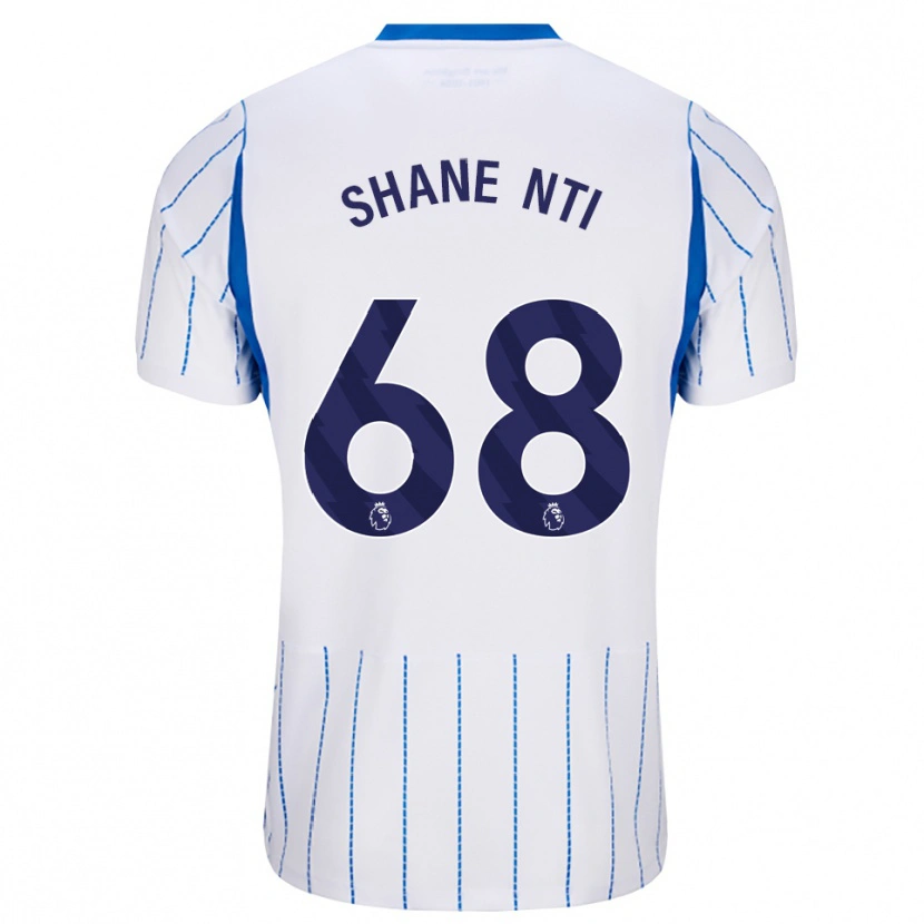Danxen Kinder Shane Nti #68 Himmelblau Weiß Auswärtstrikot Trikot 2026/27 T-Shirt Schweiz