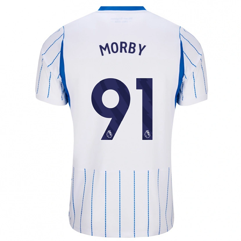 Danxen Kinder Jackson Morby #91 Himmelblau Weiß Auswärtstrikot Trikot 2026/27 T-Shirt Schweiz
