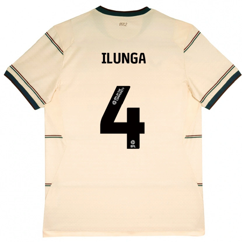 Danxen Kinder Glen Ilunga #4 Beige Burgund Auswärtstrikot Trikot 2026/27 T-Shirt Schweiz
