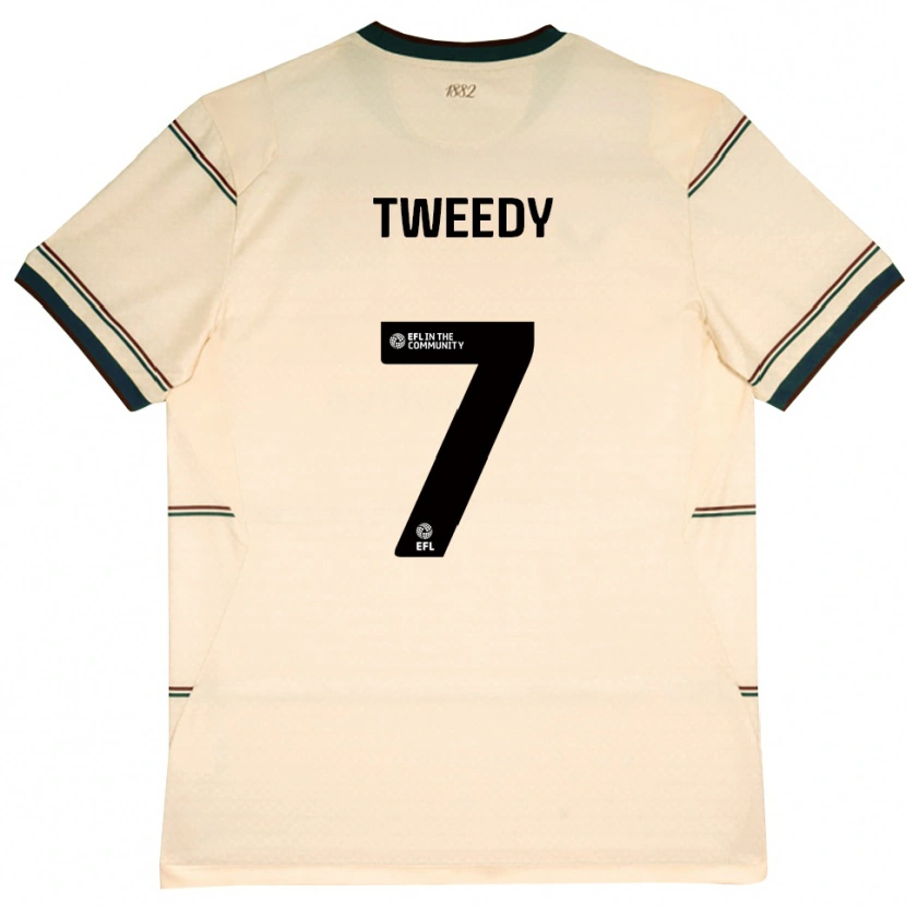Danxen Kinder Tom Tweedy #7 Beige Burgund Auswärtstrikot Trikot 2026/27 T-Shirt Schweiz