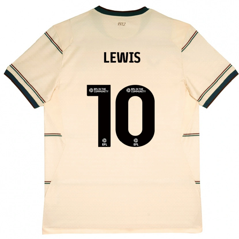 Danxen Kinder James Lewis #10 Beige Burgund Auswärtstrikot Trikot 2026/27 T-Shirt Schweiz