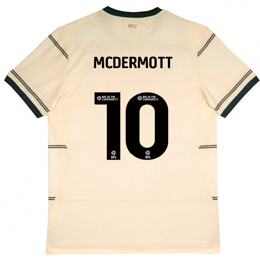 Danxen Kinder Tommy Mcdermott #10 Beige Burgund Auswärtstrikot Trikot 2026/27 T-Shirt Schweiz