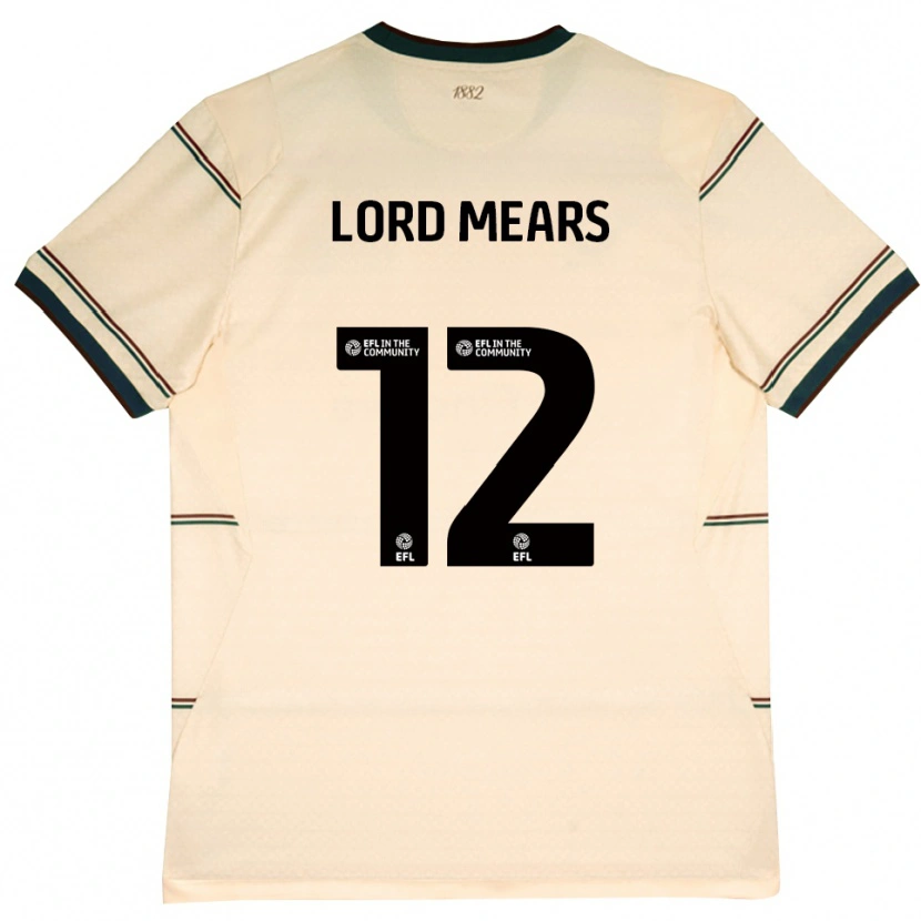 Danxen Kinder Rhema Lord-Mears #12 Beige Burgund Auswärtstrikot Trikot 2026/27 T-Shirt Schweiz